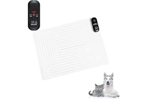 SVD.PET Pet Training Mat with Tester, 22" X 16", Pet Shock Pad, Dogs & Cats Electronic Repellent mat for Indoor, 3 Training Modes, 5 Levels, Pet Safe Mode (Black Controller)