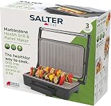 Salter Marblestone Electric Grill Health Grill 750W Non-Stick Plates view 3