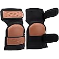 Hmyl Easy Super Soft Knee Pads for Work, Two Strap Non-Slip Design, Replaceable Inner Cushion Leather Knee Pads for Construction, Gardening, Cleaning, Flooring and Garage, Shorts Available