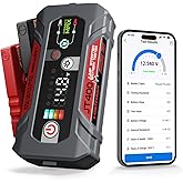 LOKITHOR JT400 Jump Starter and Battery Tester, 2500A Car Battery Booster, Portable 12V Jump Box for Up to 8.5L Gas or 6.5L Diesel Engines, 100-2000 CCA Load Capacity Automotive Load Tester