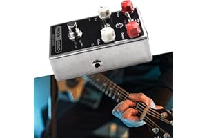 for Mosky Brown Distortion Guitar Effect Pedal Overdrive Buffer Delay Reverb