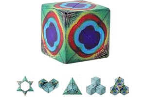 The Shape Shifting Box Puzzle Box STEM/STEAM 3D Cube Box Fidget Toy Transforms Into Over 70 Shapes Anti-Stress Puzzles,Brain-