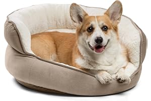 Best Friends by Sheri Pet Throne Wheat Jumbo Round Orthopedic Cat and Dog