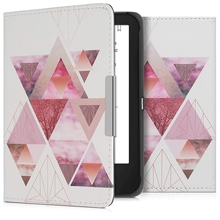 kwmobile Tolino Shine 2 HD Hülle - Kunstleder eReader Schutzhülle Cover Case für Tolino Shine 2 HD