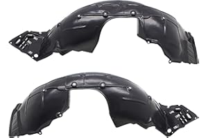 Garage-Pro Fender Liner SET Compatible with 2017-2019 Honda Civic Front, Driver and Passenger Side