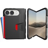 Smartish iPhone Duo Wallet Case, Card Holder, Wallet Slayer Vol 1, Black | Holds 4 Cards + Cash, Hidden Card Slot, Drop Protection, Protective &amp; Slim, Thin &amp; Grippy, Non-Slip, Fully Covered Hinge