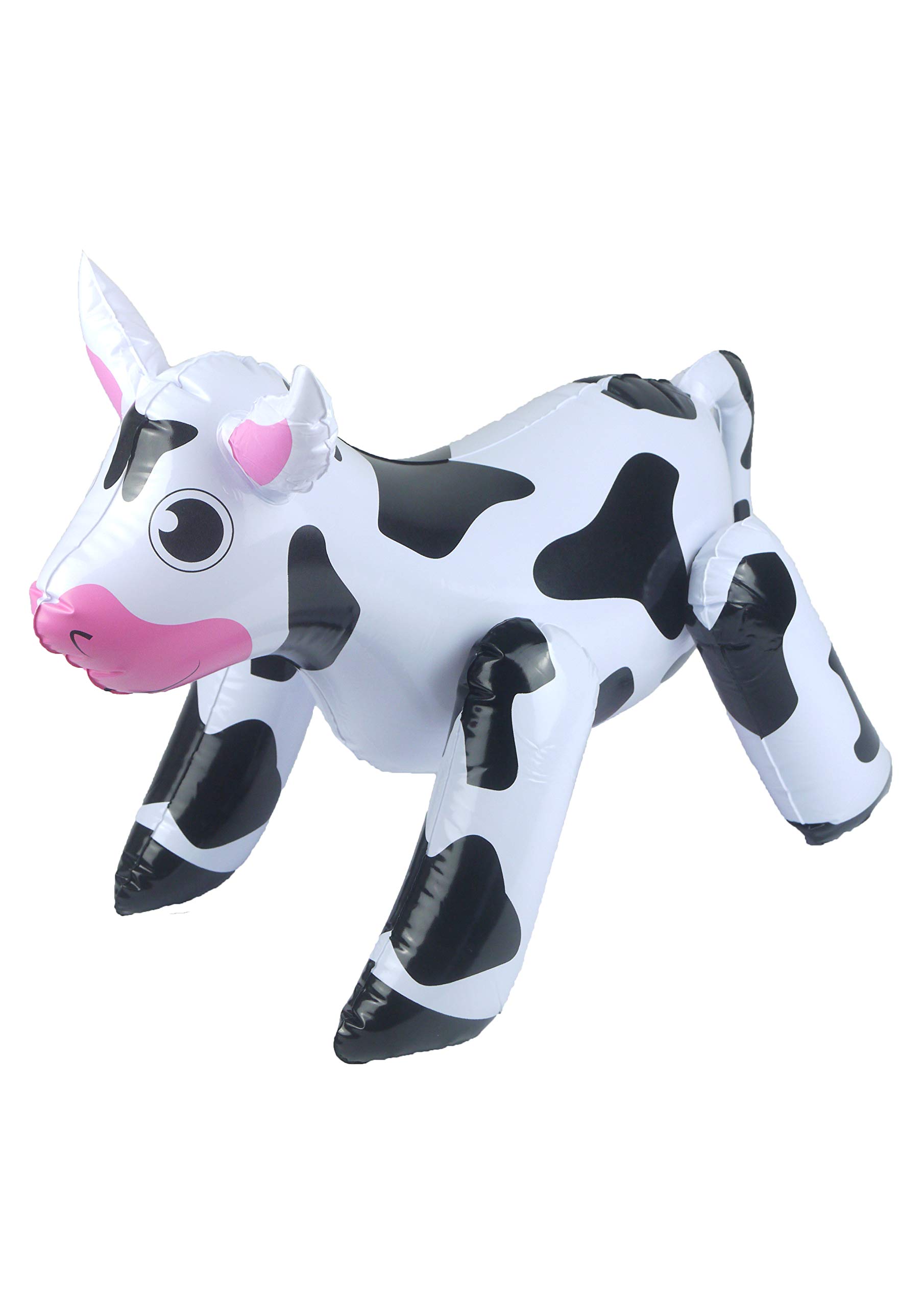 Henbrandt Inflatable Cow Blow Up Animal Inflatable Toy Cow Farm Animal Party Decorations Fancy Dress Accessory Pool Party Photo Booth Props