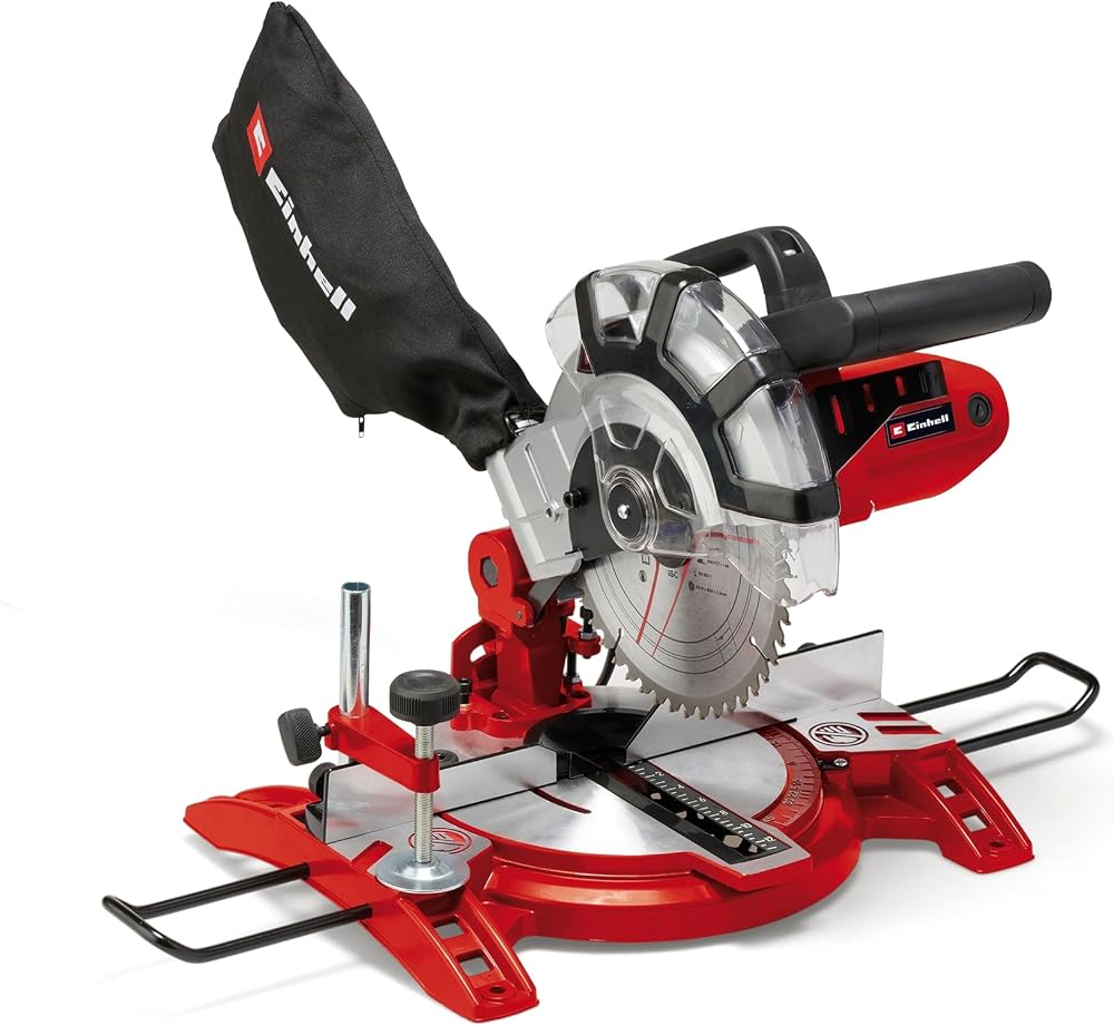 Einhell 1600W Compound Miter Saw 5000 rpm with Dust Bag TC-MS 2112