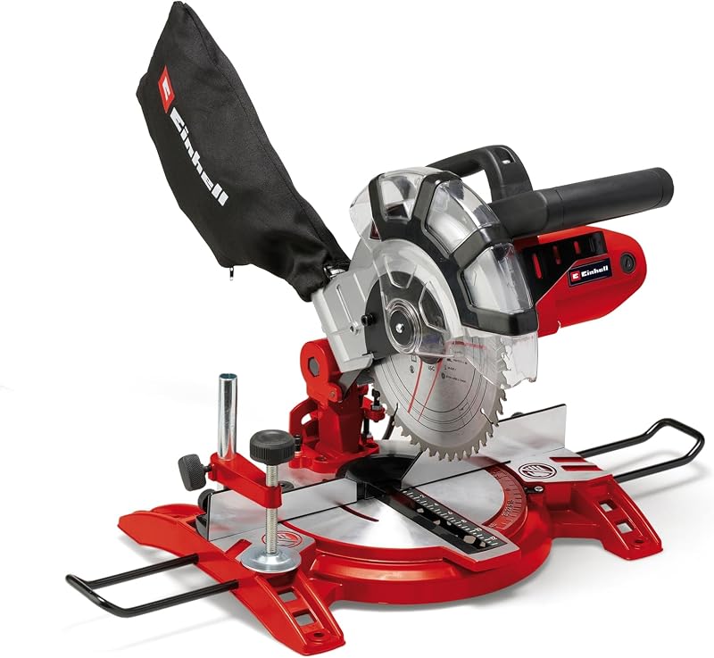 Einhell 1600W Compound Miter Saw 5000 rpm with Dust Bag TC-MS 2112