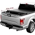 Tonneau Cover Soft Roll Up for 2015-2024 Ford F-150,Truck Bed Covers Compatible with 2015-2024 F150 5.5 Feet Styleside Bed