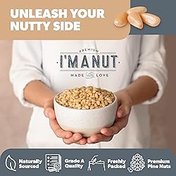 Premium Raw Pine Nuts 8oz Non-GMO, No Additives