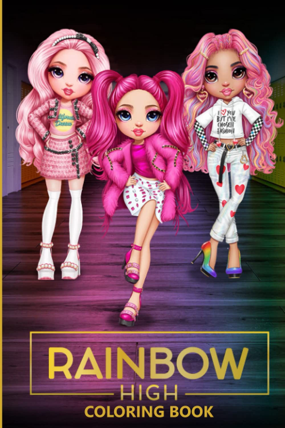 rainbow high coloring book rainbow high coloring book great gifts for adults and kids who love rainbow high for you to relax allianyha skalladirox 9798538282340 books amazon