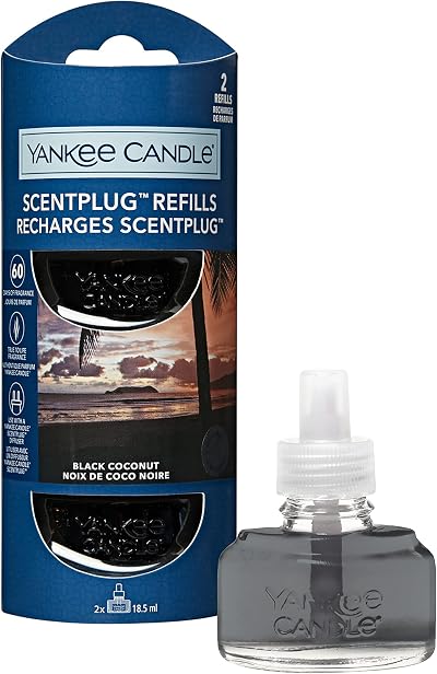 Yankee Candle ScentPlug Black Coconut Refills 2 Pack 18.5 ml each