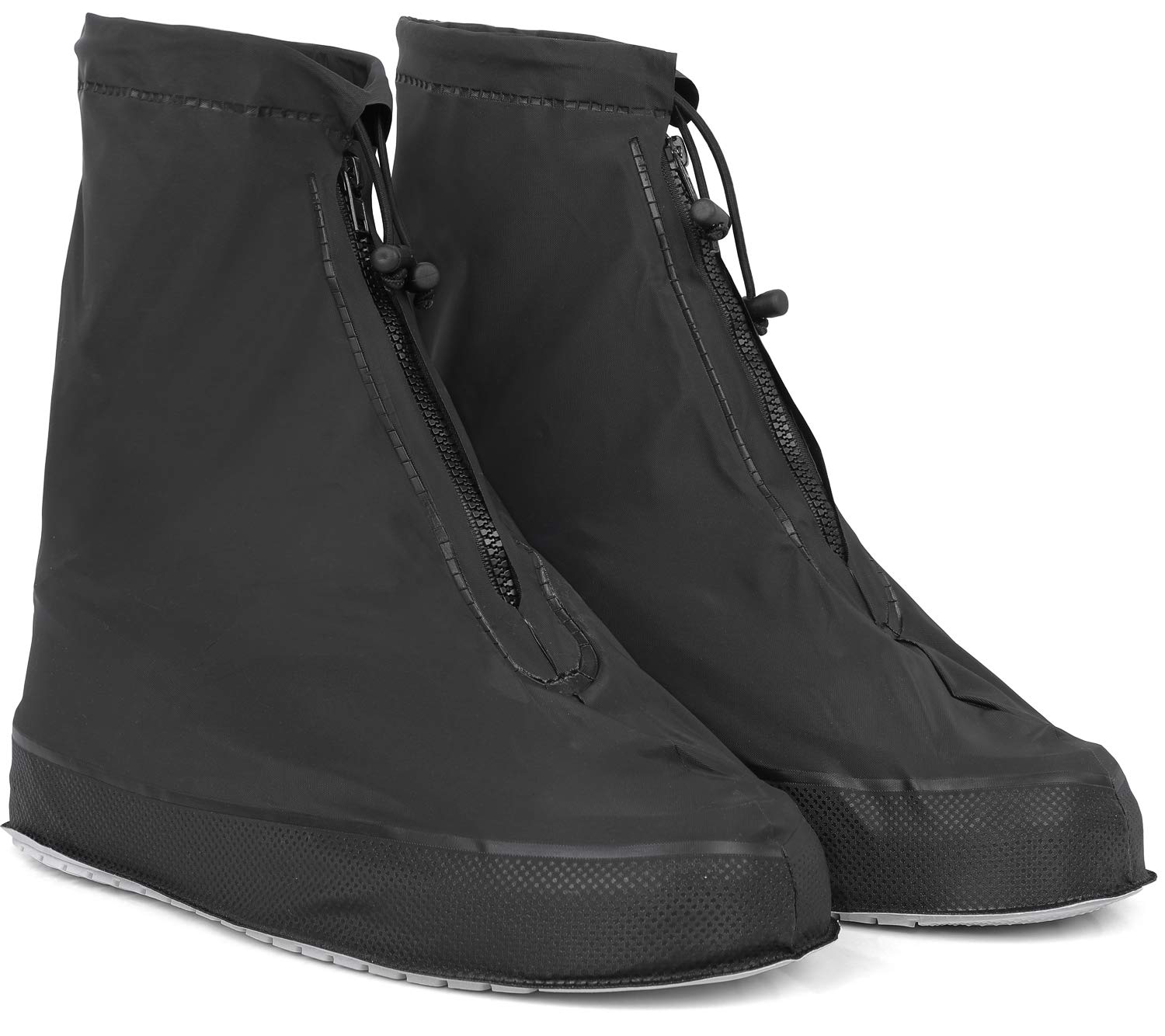 Photo 1 of Rain Shoe Covers | Waterproof Shoe Covers for Men Women | Reusable Galoshes Overshoes (Black, Small)