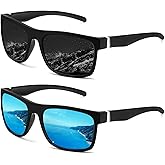 KALIYADI Sunglasses Men Mens-Sunglasses Polarized-Sunglasses-Men: Polarized Sun Glasses With UV400 Protection for Driving