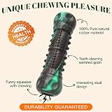 HETOO Indestructible Dog Toy Skull Chew Toy for Medium Large Breeds view 4