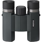 Pentax AD 9x28 WP Binoculars | 9x magnification with waterproof roof prisms and 5.6 degree angle for birdwatching, hiking and travel