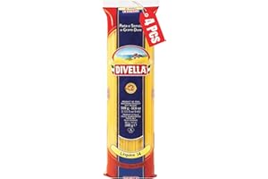 Divella Linguine Pasta #14, 16 oz. (Pack of 4) - Authentic Italian Pasta Made with Durum Wheat Semolina, Perfect ‘Al Dente’ Texture for Every Dish