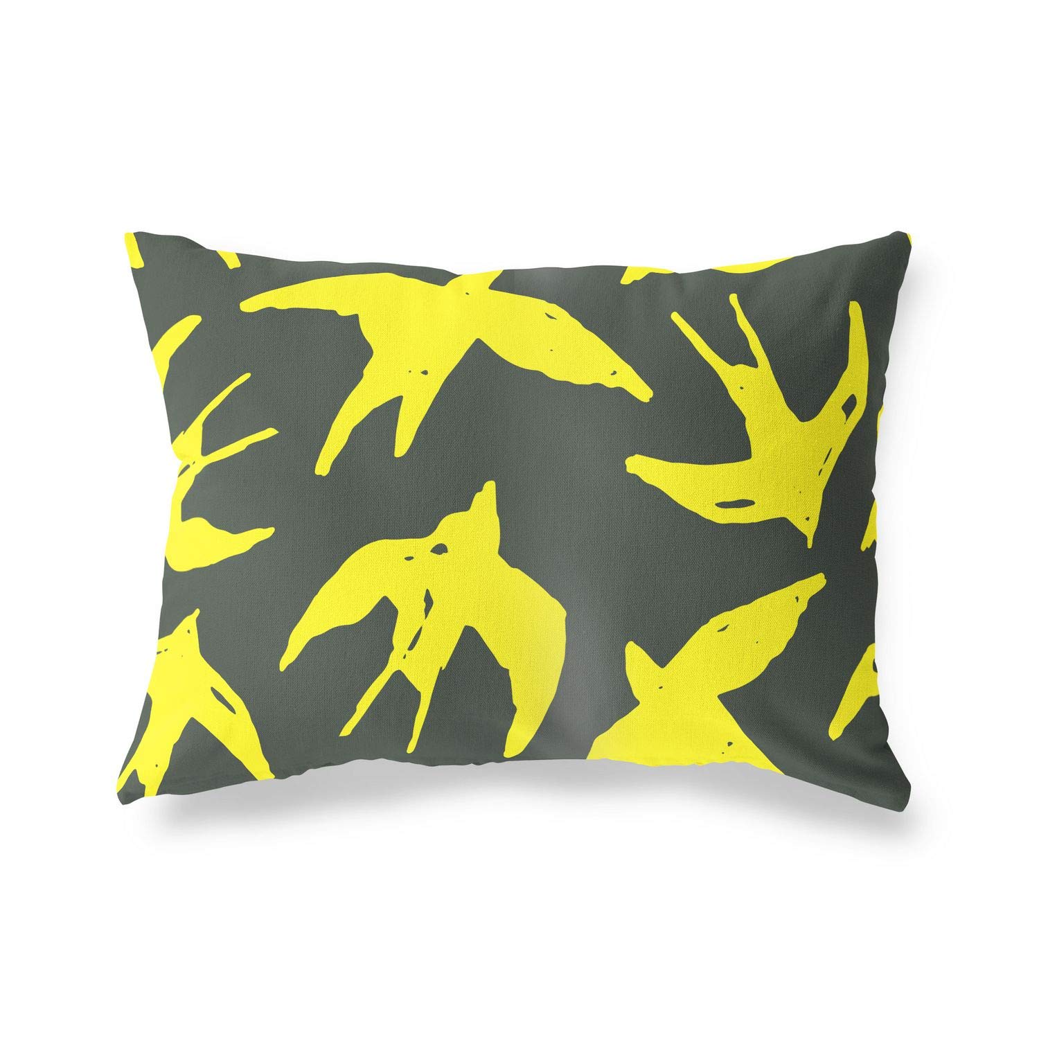 BonaMaison Decorative Cushion Cover, Neon Yellow-Fume Throw Pillow Covers, Home Decorative Pillowcases for Livingroom, Sofa, Bedroom, Size: 45X60 Cm - Designed and Manufactured in Turkey
