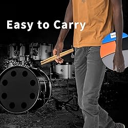 Tipatyard Drum Practice Pad, Drum Pad 12 Inch