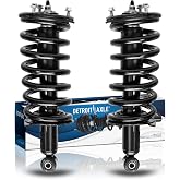 Detroit Axle - 4WD 2pc Front Struts for Nissan TITAN Pathfinder Armada | INFINITI QX56 Complete Struts w/Coil Springs Replacement Quick Install Ready Strut Shock