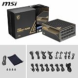 MSI MEG Ai1600T 1600W Titanium ATX 3.1 PSU PCIe 5.1 Dual-Native 12V view 7