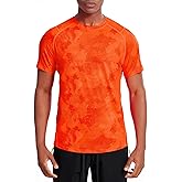 Zengjo Mens Workout Shirt Short Sleeve Quick Dry Lightweight Athletic Running Gym Performance T-Shirts Moisture Wicking