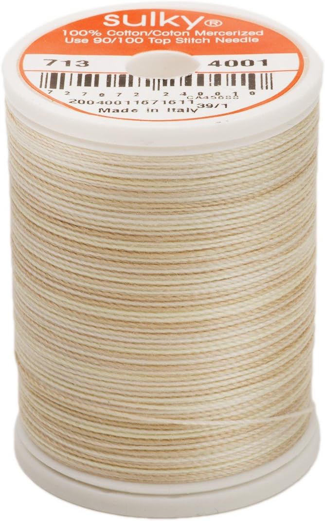 Sulky 330 yd 12 Weight Blendables Thread, Parchment
