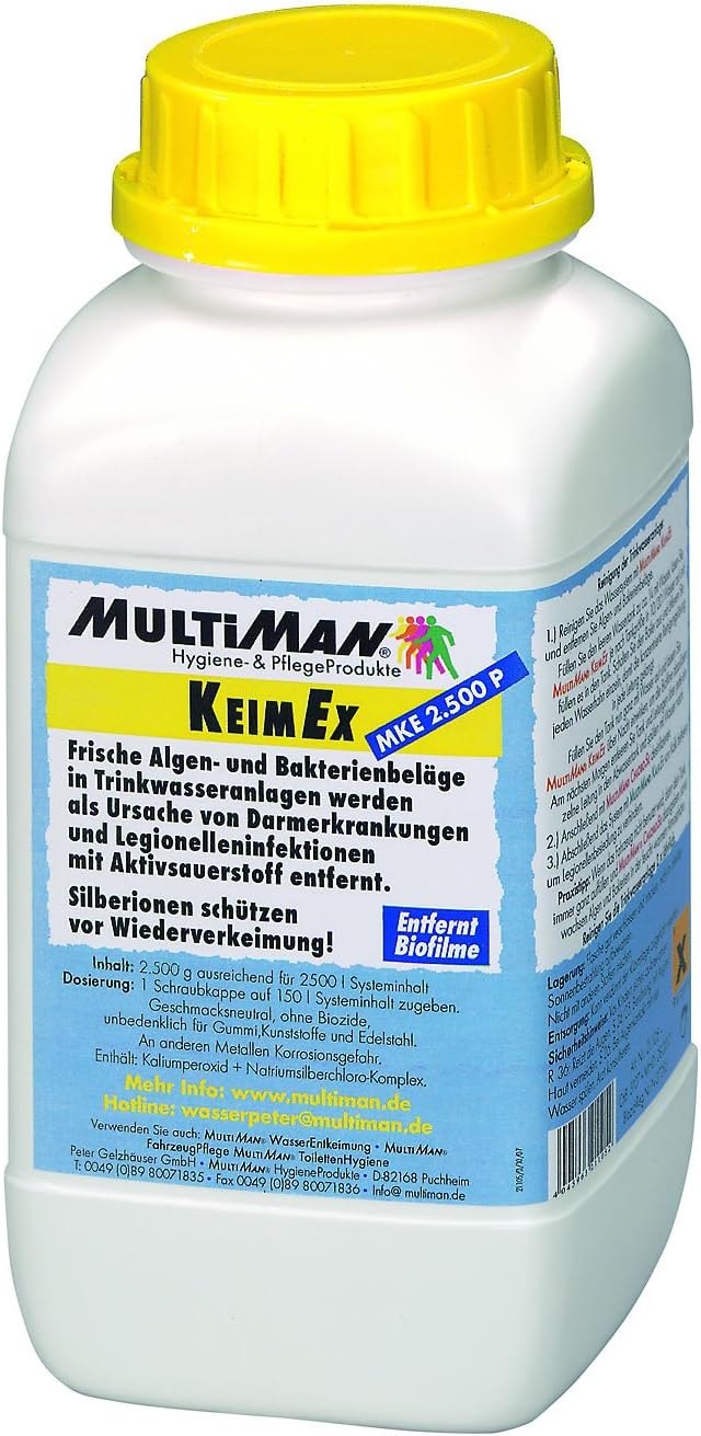 MultiNox® KeimEx Strong entfernt alte Biofilme in Trinkwassertanks und