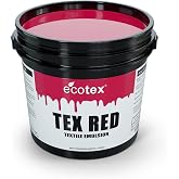 Ecotex&reg; Tex-Red Pre-Sensitized Screen Printing Emulsion, Photo Emulsion,Qt | Premixed And Pre-Sensitized Photo Emulsion - No Diazo Needed, Compatible With Plastisol And UV Ink, 12 Month Shelf Life - Qt