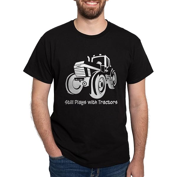 T-Shirt Homme 'Tracteur D'Instruments' DJ - Marque Gildan - Taille M - Occasion TBE