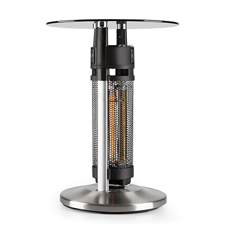 blumfeldt Primal Heat 65 • Bistrotisch-IR-Heizer • Infrarotheizung • Standheizung • IP44-Schutzart • 1200 Watt • Infrarot-Ann