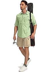 Men's Fishing Shirts with Zipper Pockets UPF