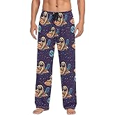 Cute Baby Sloths Sleeping Pajama Pants Blue Red Christmas Ball Men's Pajama Bottoms Lounge Sleepwear PJs Sleep Pants M