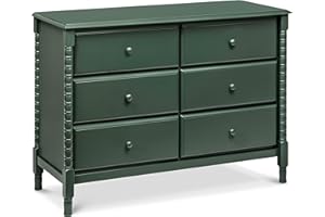 DaVinci Jenny Lind Spindle 6-Drawer Dresser in Forest Green