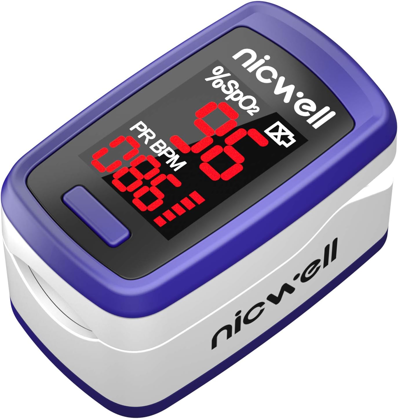 Pulse Oximeter Fingertip - Lovia Automatic Digital Blood Oxygen Saturation Monitor for Pulse Rate and SpO2 Level, LED Display Oximeter & Heart Rate Monitor
