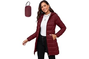 ANOTHER CHOICE Women Packable Puffer Jacket Lightweight Hooded Puffy Jacket