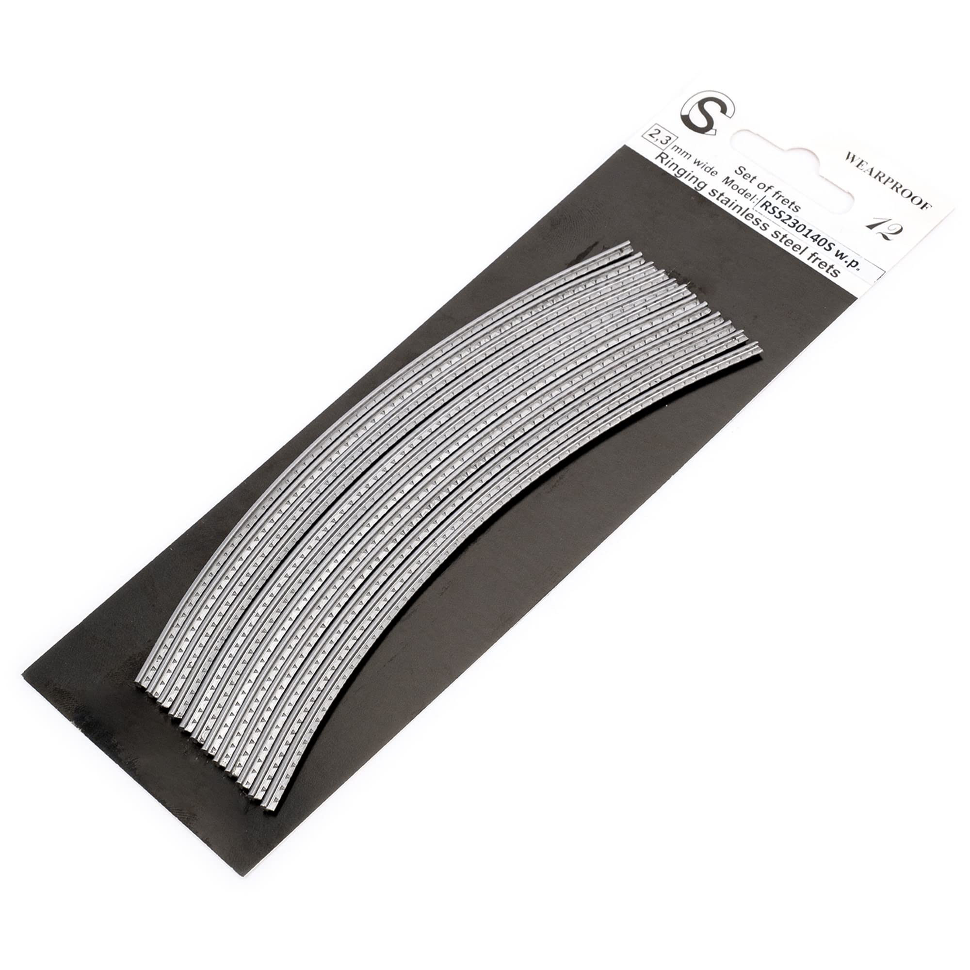 Sintoms RSS230140 Ringing Stainless Steel 2.3mm Medium Fret Wire Set for Electric Guitar