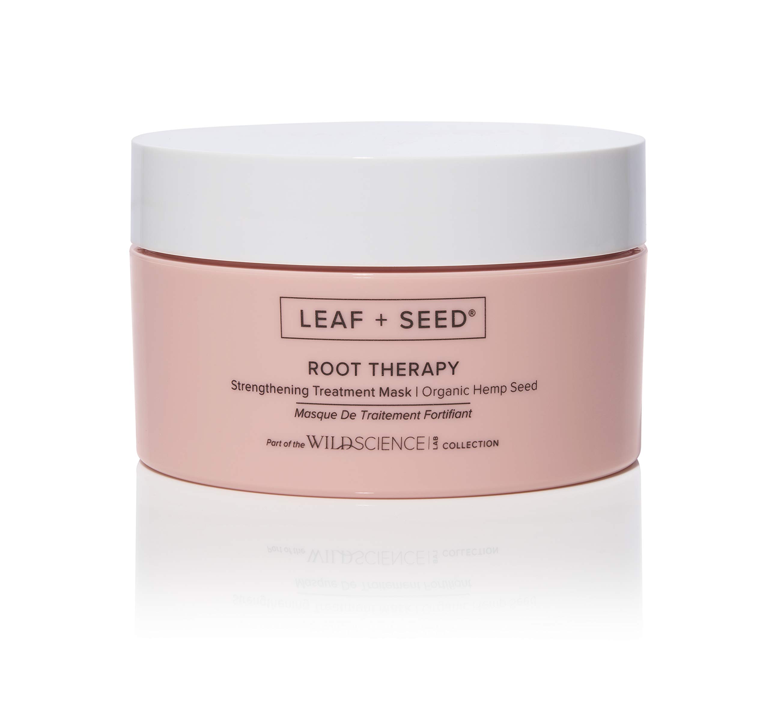 Wild Science Lab LEAF + SEED Root Therapy Strengthening Treatment Mask, rediscover strength, lustre and manageability, natural, vegan and free from silicone, sulphate and paraben 200ml