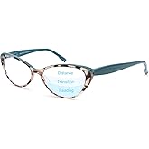 MODFANS Progressive Multifocus Reading Glasses,Blue Light Blocking Readers Eyeglasses