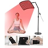 YOHOTESION Red Light Therapy for Body, 3 in 1 Infrared Red Light Therapy Lamp with Stand & Wrap, 660nm+850nm, 4 Modes & 6 Timers, Full Body Red Light Panel at Home for Beauty Recovery Relaxation