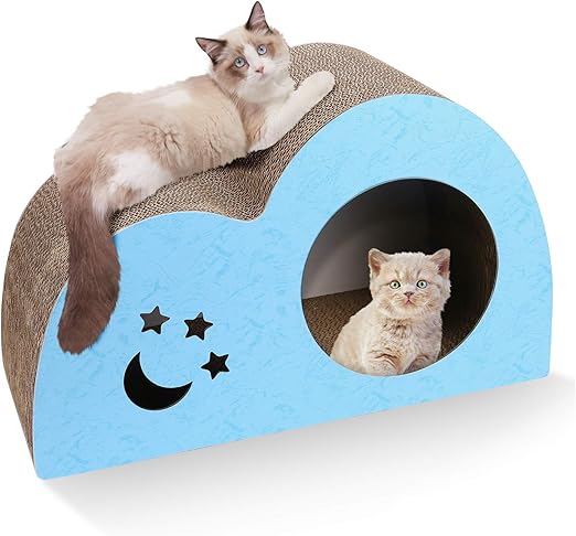corrugated cardboard cat house