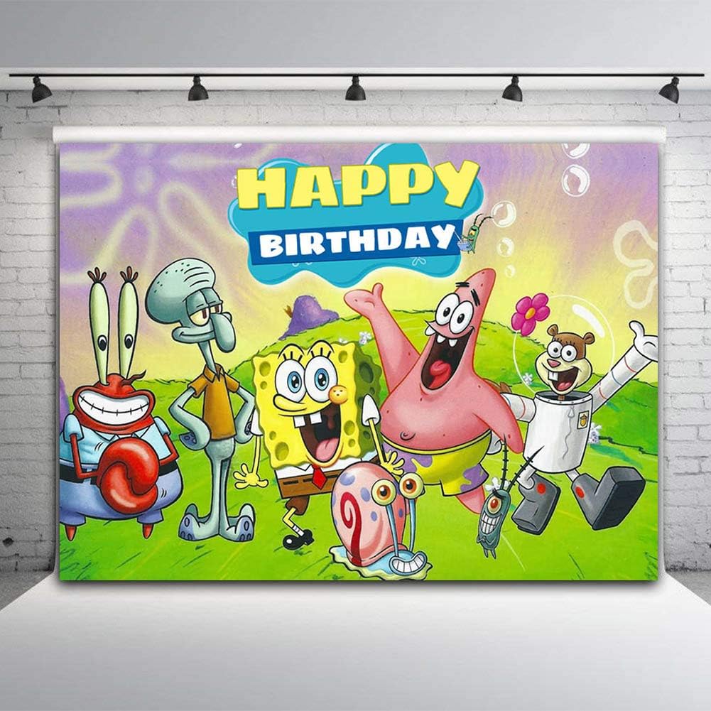 Amazon Com Vinyl Photography Backdrop Cartoon For Children Happy