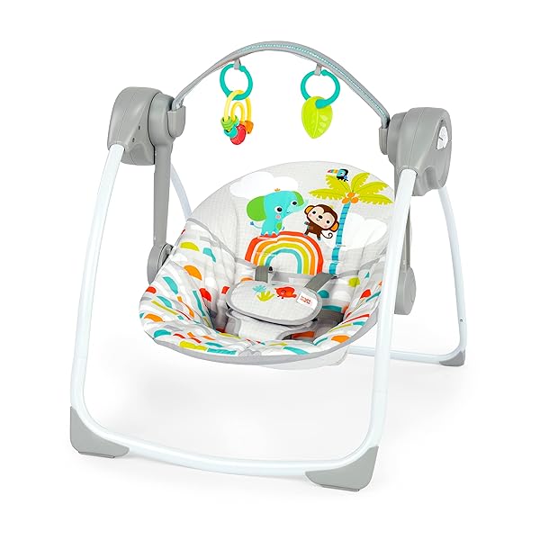 BRIGHT STARTS PLAYFUL PARADISE PORTABLE COMPACT AUTOMATIC BABY...