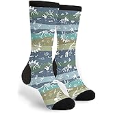 Yilad Novelty Crew Socks Casual Socks Mid Calf Socks For Women Men