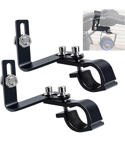 thumbnail image 2 of Chrome Motorcycle Passing Light Bracket For Harley Softail Heritage & Fatboy 2002-2017 2 of 6