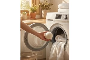 2 Pack Wool Dryer Balls, Organic Natural Laundry Ball, Fabric Softener, Reduce Wrinkles, Static & Lint, Save Drying Time, Eco