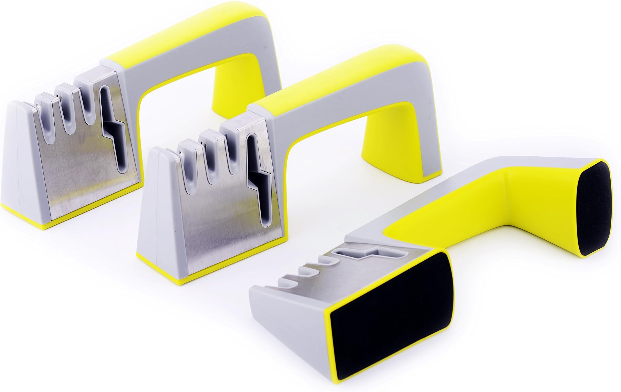 Waypower Knife Sharpeners Knives Functions sharpening tools with Coarse,Ceramic and Scissor kitchen Professional sharpen system 4 Stage