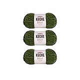 Keche Velvet Yarn for Crocheting, Soft Chenille