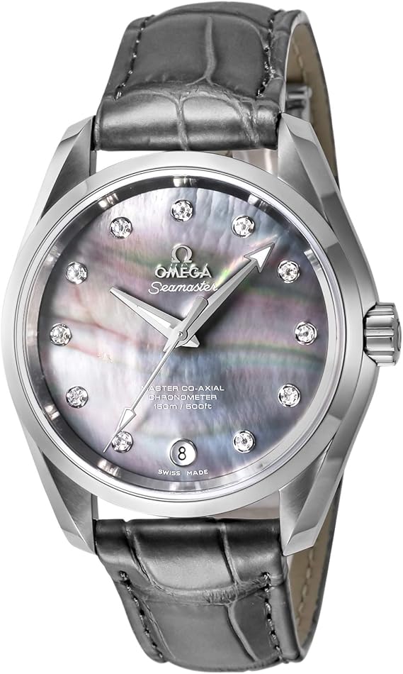 Amazon オメガ 自動巻き腕時計 シーマスター アクアテラ 231 13 39 21 57 001 レディース グレー 並行輸入品 腕時計 腕時計 通販